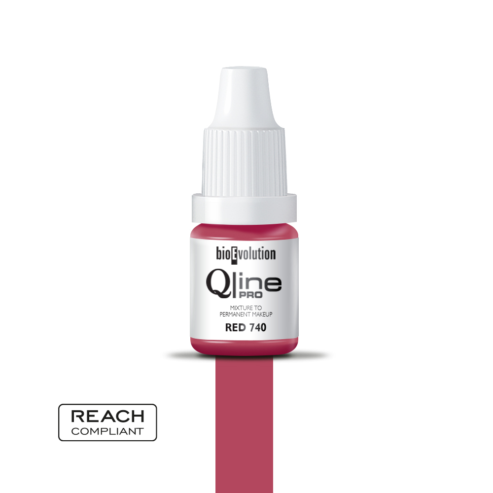 Pigment pour maquillage permanent Red 740 - 5 ml