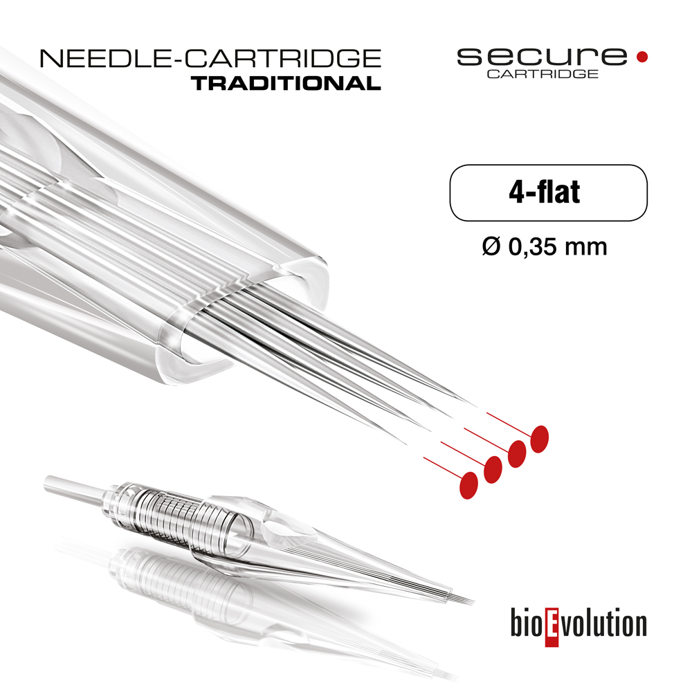 Cartuccia - ago tradizionale 4-flat 0.35 SECURE