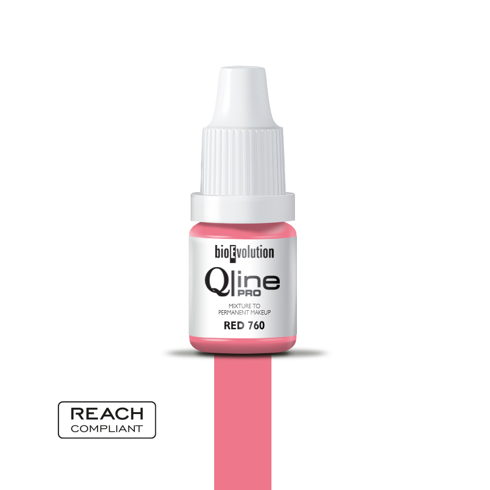 Permanent Makeup Pigment Red 760 - 5 ml