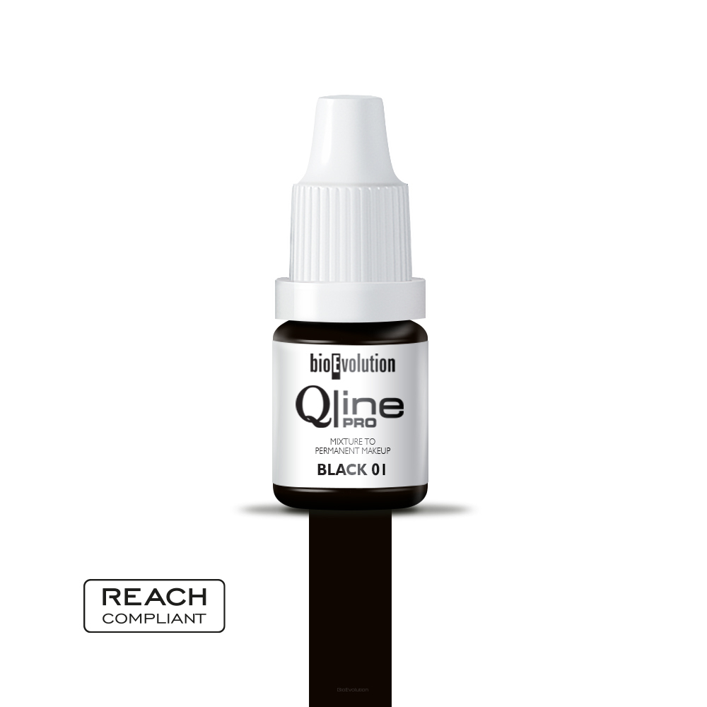 Pigment do makijażu permanentnego Black 01 - 5 ml