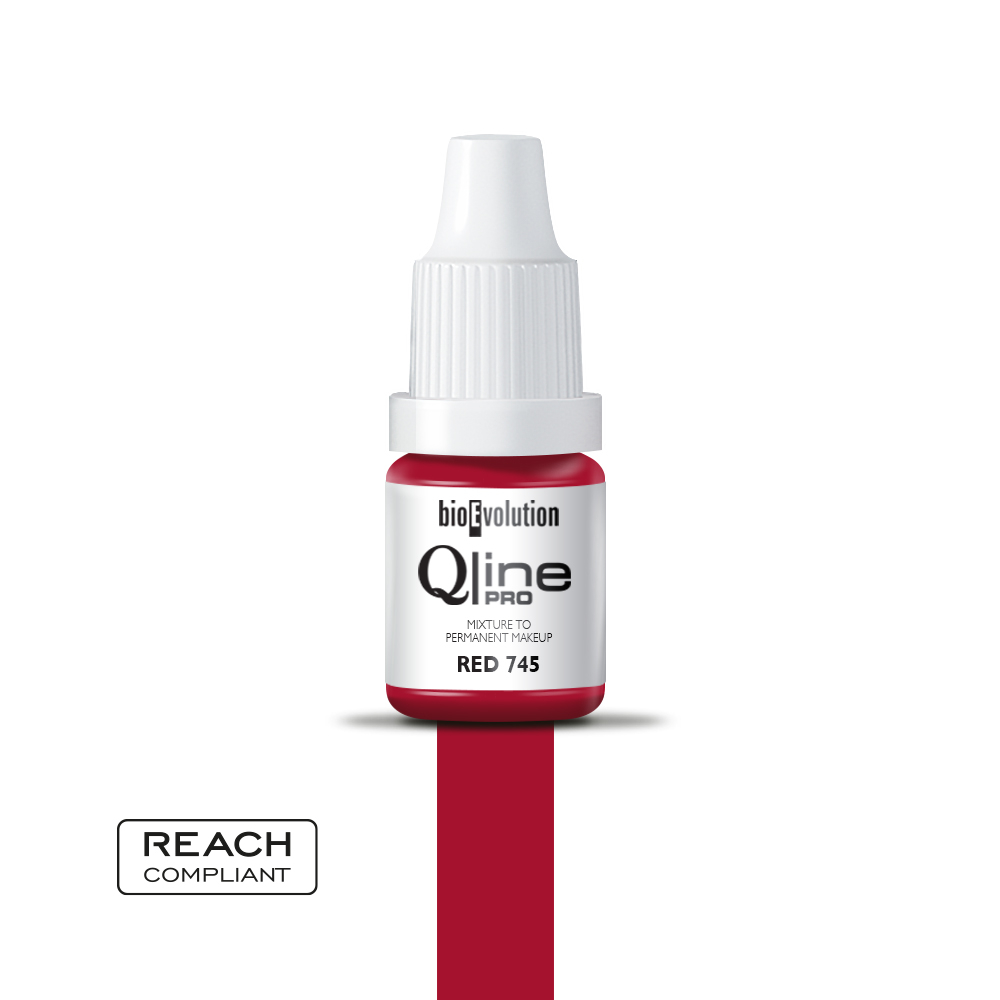 Pigment pour maquillage permanent Red 745 - 5 ml