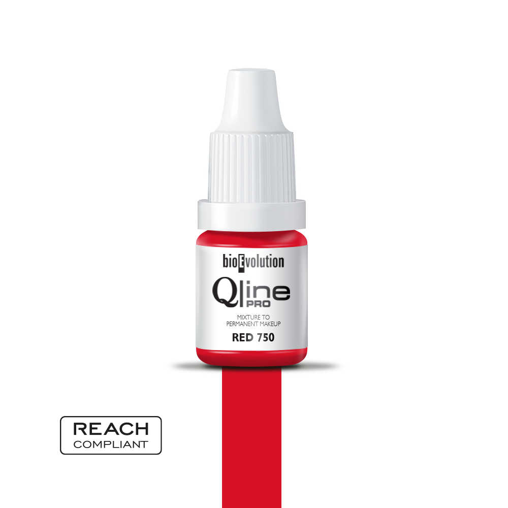 Permanent Makeup Pigment Red 750 - 5 ml