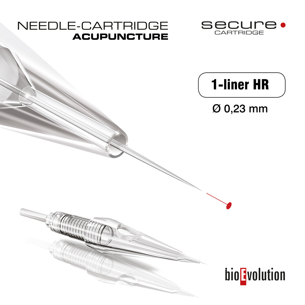 Cartridge - 1-liner 0.23 HR SECURE Acupuncture Needle