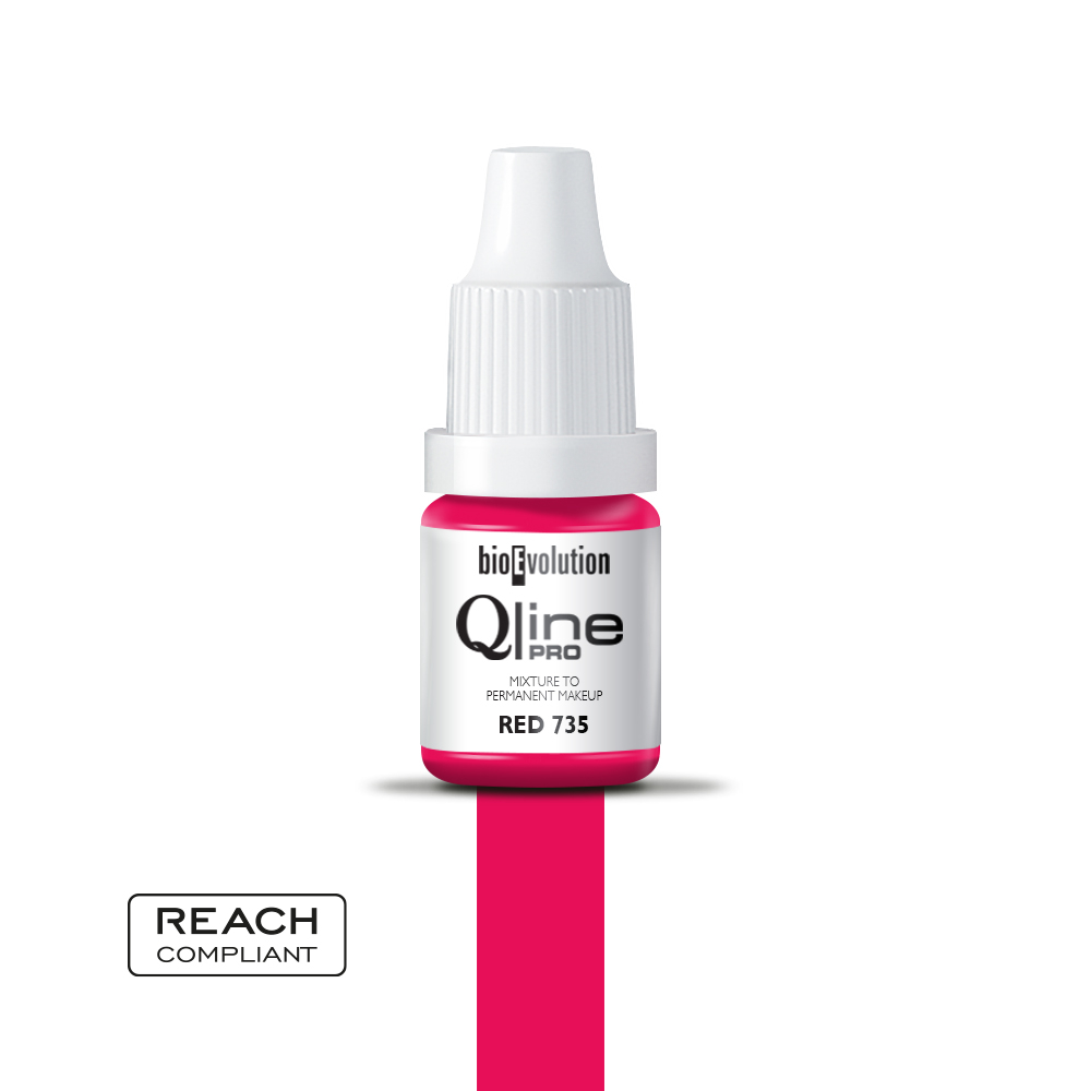 Permanent Makeup Pigment Red 735 - 5 ml