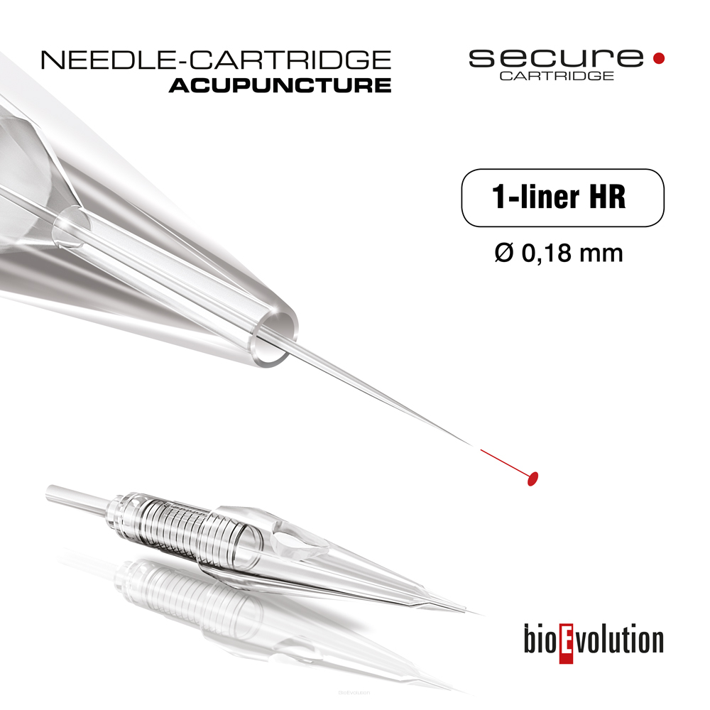 Cartridge - 1-liner 0.18 HR SECURE Acupuncture Needle