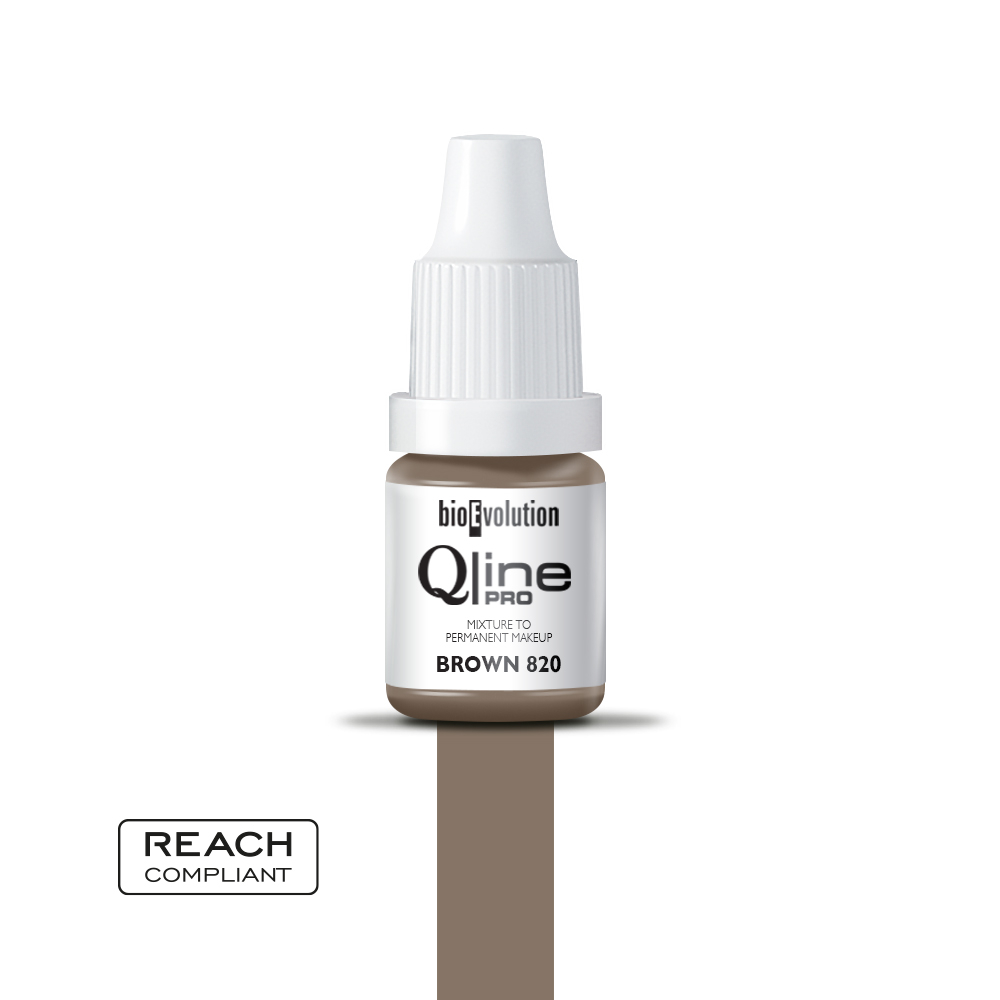 Permanent Makeup Pigment Brown 820 - 5 ml